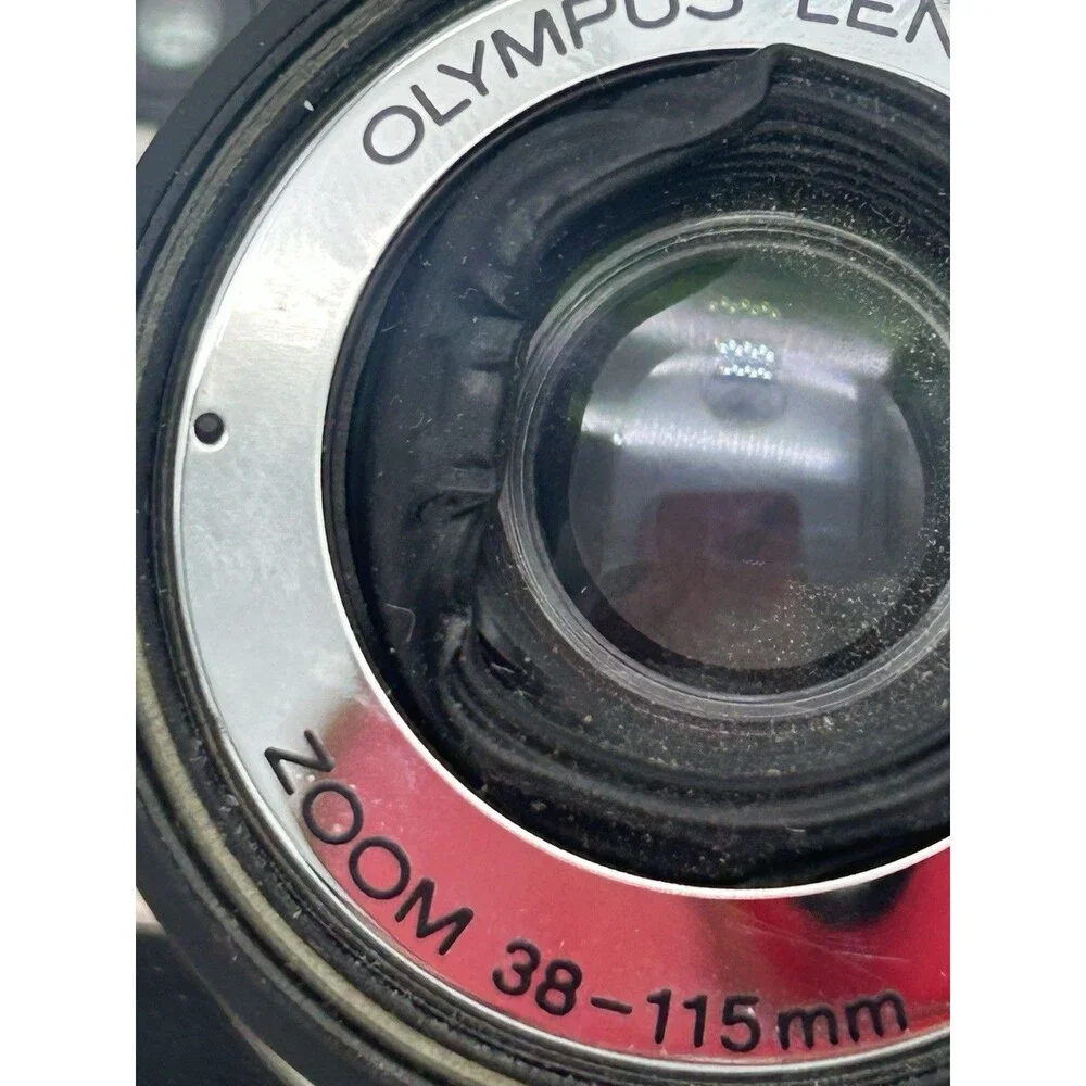 Olympus Stylus Epic Zoom 115 DeLuxe Compact 35mm Camera Powers On